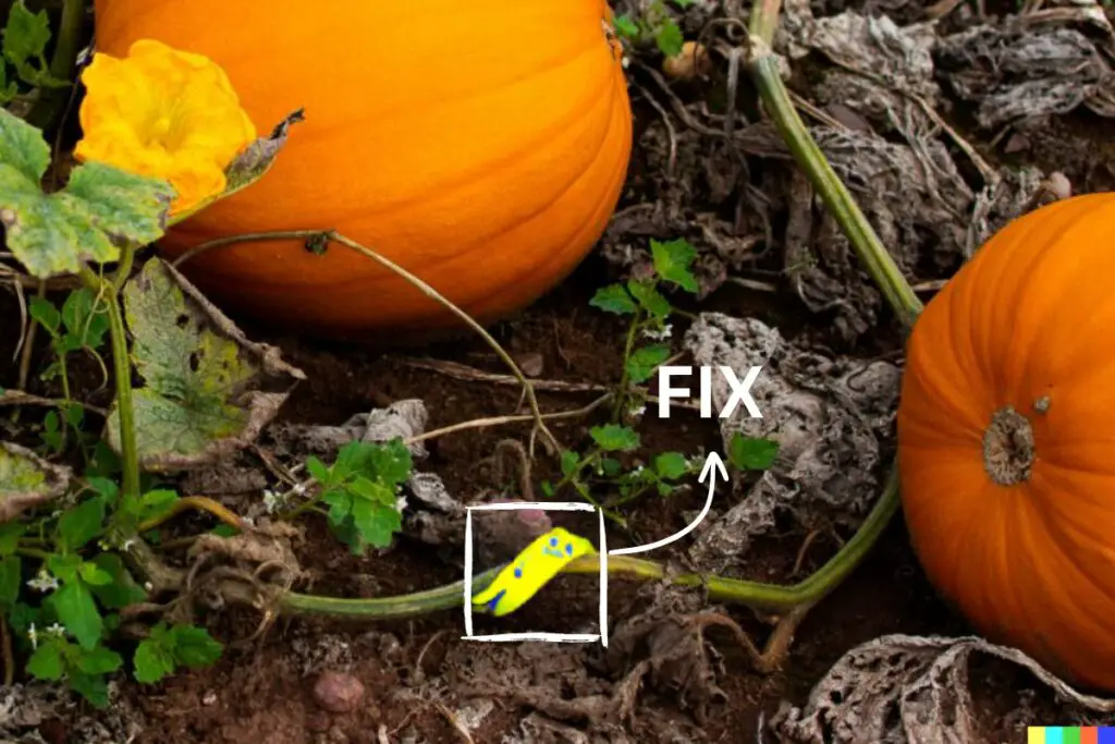 Fix A Broken Pumpkin Stem